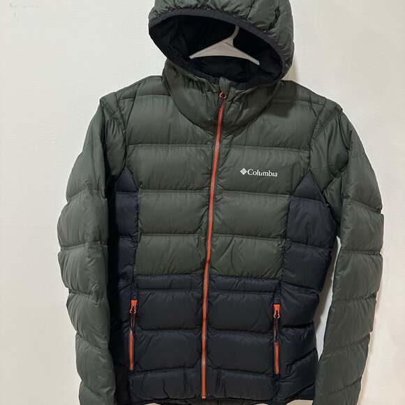 Columbia Jackets & Blazers - Columbia Women’s Green & Black Sunrise Peak 700 Down Ski Snow Jacket XS
